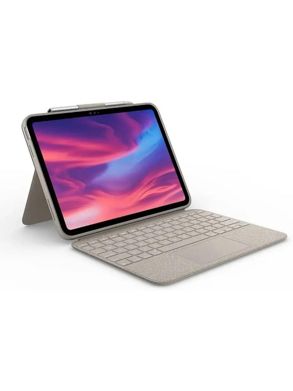 Detachable Backlit Keyboard & Trackpad Case for 10th Gen iPad - Sand Color